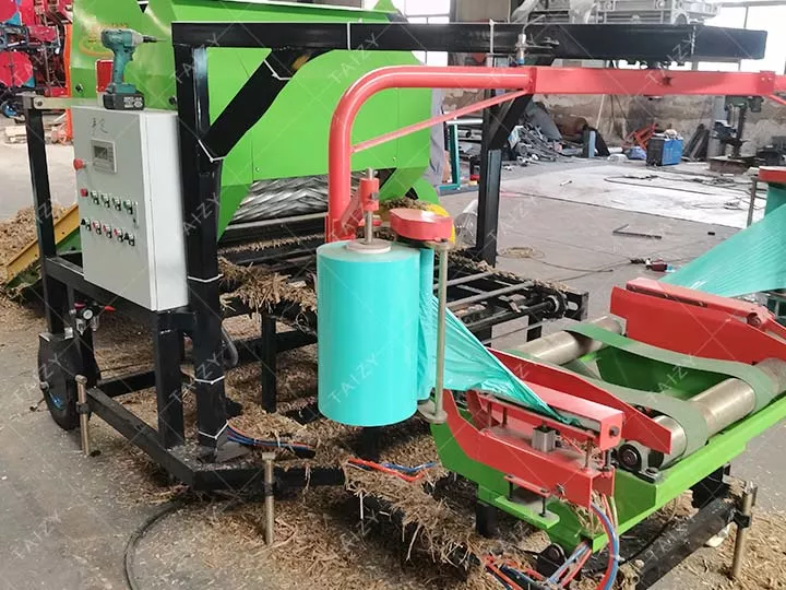 baling and wrapping machine